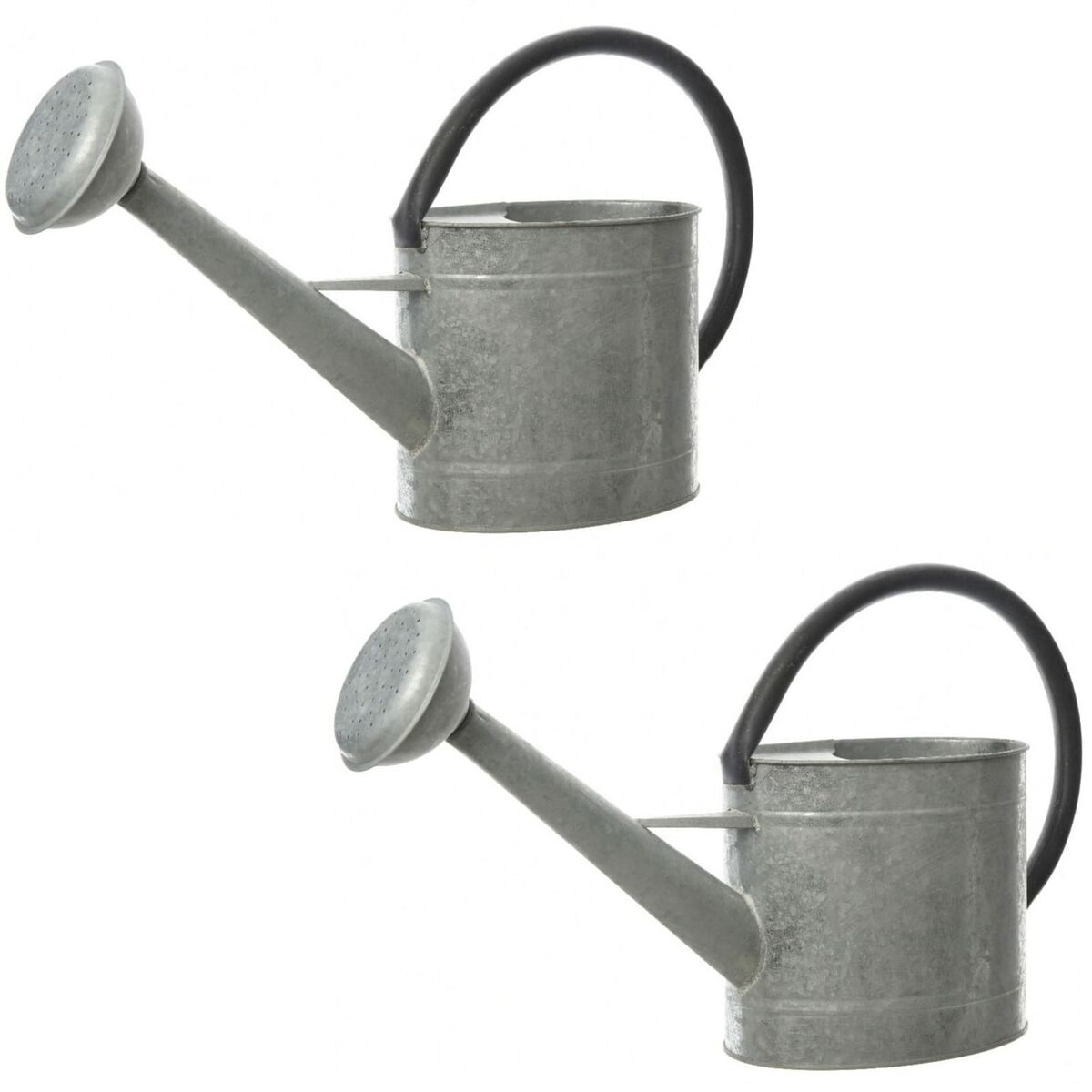 Watering Can Decoris Grey Zinc 1 L